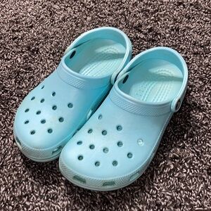 Light blue Crocs
